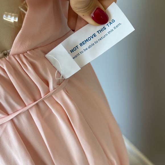 Fame and Partners Dress- pink wrap size 4 - Picture 4 of 5